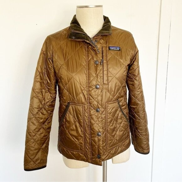 Patagonia Back‎ Pasture Jacket Brown Floral Lining Size XS - Picture 8 of 9